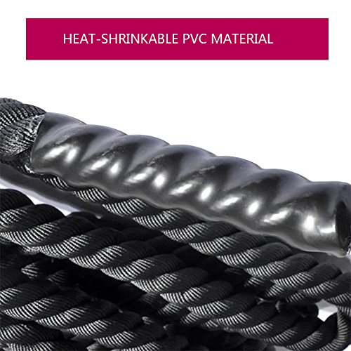 Turefans Cuerda de Batalla,Battle Rope,Cuerda Fitness , 38mm*15m ,38mm*12m (12m * 38mm Negro, Dorado) Turefans Cuerda de Batalla,Battle Rope,Cuerda Fitness , 38mm*15m ,38mm*12m (12m * 38mm Negro, Dorado)