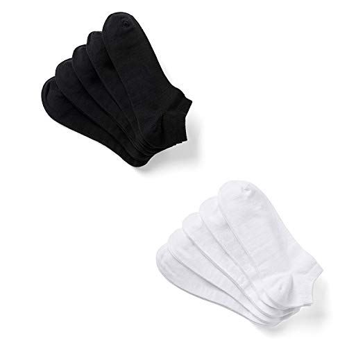 TUUHAW Calcetines de Deporte Low Cut Pro Para Hombre Mujer y niño 10 Pares Calcetines Cortos Tobilleros Deportivos Zapatilla Transpirable(NegroBlanco3538) TUUHAW Calcetines de Deporte Low Cut Pro Para Hombre Mujer y niño 10 Pares Calcetines Cortos Tobilleros Deportivos Zapatilla Transpirable(NegroBlanco3538)
