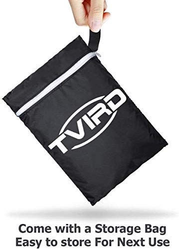 Tvird Funda para Barbacoa Impermeable, Cubierta para Barbacoa 300D Oxford 145 * 61 * 117cm,Protector para Barbacoa Anti-Viento/UV/Impermeabilidad,con Cuerda de Bloqueo