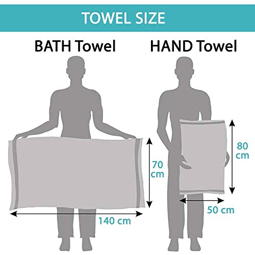 Twinzen Juego de 4 Toallas de Manos y 2 Toallas de Baño, de 100% Algodón, Sin Productos Químicos - Certificado Oeko Tex - Muy Absorbente Casa, Cuarto de Baño, Centro Deportivo, Gimnasio, Piscina Twinzen Juego de 4 Toallas de Manos y 2 Toallas de Baño, de 100% Algodón, Sin Productos Químicos - Certificado Oeko Tex - Muy Absorbente Casa, Cuarto de Baño, Centro Deportivo, Gimnasio, Piscina