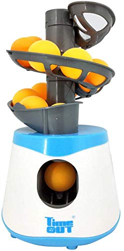 TXYFYP Mesa Tenis Entrenador Robot, Mesa Pelota de Tenis Máquina, Automático Mesa Pelota de Tenis Lanzador Mesa Pelota de Tenis Lanzar Máquinas con 10 Bola Sports Equipment Zapatillas