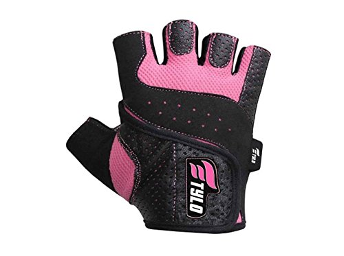 Tylo Sports Guantes de gimnasio para levantamiento de pesas para mujer, crossfit, entrenamiento de culturismo, ejercicio físico (pequeño)