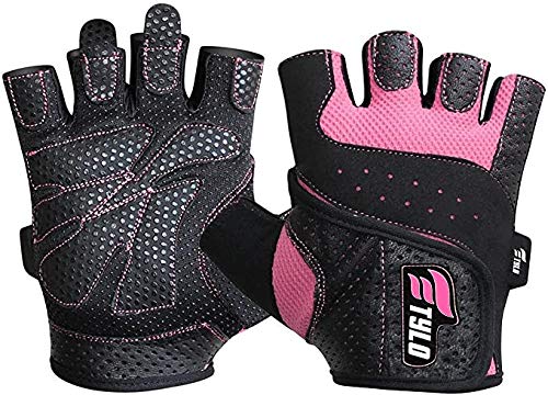 Tylo Sports Guantes de gimnasio para levantamiento de pesas para mujer, crossfit, entrenamiento de culturismo, ejercicio físico (pequeño)