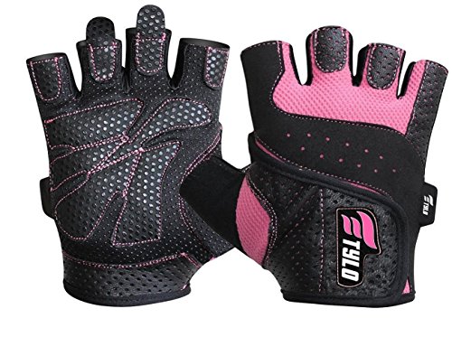 Tylo Sports Guantes de gimnasio para levantamiento de pesas para mujer, crossfit, entrenamiento de culturismo, ejercicio físico (pequeño)