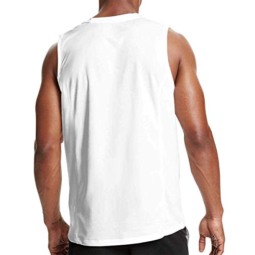 TYUHN Camiseta sin Mangas de músculo de Calavera de azúcar de Vaca para Hombre, Chaleco Esencial para Entrenamiento