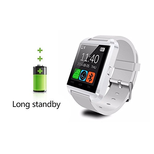 U Watch U8 - Smartwatch (pantalla 1.48", 64 MB, 128 MB RAM, Bluetooth, MicroUSB), blanco U Watch U8 - Smartwatch (pantalla 1.48", 64 MB, 128 MB RAM, Bluetooth, MicroUSB), blanco