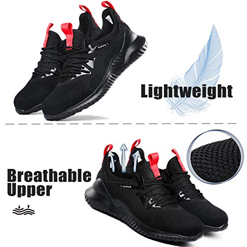 UCAYALI Zapatos de Seguridad Hombre Trabajo Ligeros Antiestaticos ESD Flexibles Calzados de Proteccion Safetoe Comodos Ligeras Zapatillas de Seguridad de Trabajo Anti Deslizante(026 Negro, 41 EU) UCAYALI Zapatos de Seguridad Hombre Trabajo Ligeros Antiestaticos ESD Flexibles Calzados de Proteccion Safetoe Comodos Ligeras Zapatillas de Seguridad de Trabajo Anti Deslizante(026 Negro, 41 EU)