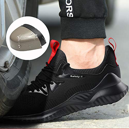 UCAYALI Zapatos de Seguridad Hombre Trabajo Ligeros Antiestaticos ESD Flexibles Calzados de Proteccion Safetoe Comodos Ligeras Zapatillas de Seguridad de Trabajo Anti Deslizante(026 Negro, 41 EU) UCAYALI Zapatos de Seguridad Hombre Trabajo Ligeros Antiestaticos ESD Flexibles Calzados de Proteccion Safetoe Comodos Ligeras Zapatillas de Seguridad de Trabajo Anti Deslizante(026 Negro, 41 EU)