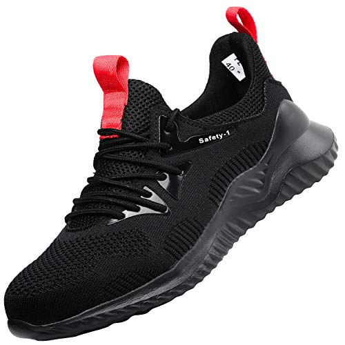 UCAYALI Zapatos de Seguridad Hombre Trabajo Ligeros Antiestaticos ESD Flexibles Calzados de Proteccion Safetoe Comodos Ligeras Zapatillas de Seguridad de Trabajo Anti Deslizante(026 Negro, 41 EU) UCAYALI Zapatos de Seguridad Hombre Trabajo Ligeros Antiestaticos ESD Flexibles Calzados de Proteccion Safetoe Comodos Ligeras Zapatillas de Seguridad de Trabajo Anti Deslizante(026 Negro, 41 EU)