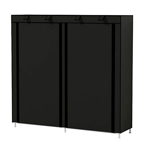 UDEAR Shoes Rack Organizador de Tela de Zapatos, Zapatero 7 Pisos con Resistente al Polvo Negro UDEAR Shoes Rack Organizador de Tela de Zapatos, Zapatero 7 Pisos con Resistente al Polvo Negro