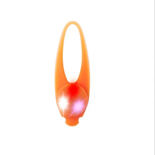UEETEK LED Silicona Pequeño Colgante Seguridad Luz de Advertencia para los Perros Que Caminan - Paquete DE 2 UEETEK LED Silicona Pequeño Colgante Seguridad Luz de Advertencia para los Perros Que Caminan - Paquete DE 2