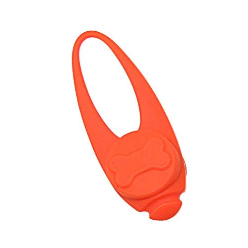 UEETEK LED Silicona Pequeño Colgante Seguridad Luz de Advertencia para los Perros Que Caminan - Paquete DE 2 UEETEK LED Silicona Pequeño Colgante Seguridad Luz de Advertencia para los Perros Que Caminan - Paquete DE 2