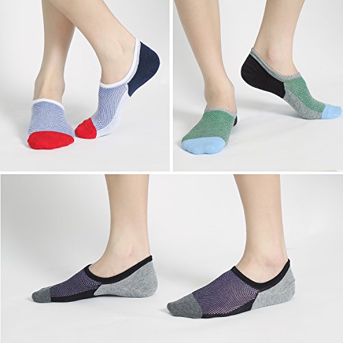 Ueither Calcetines Cortos Hombre Invisibles Respirable Calcetines tobilleros Algodón Antideslizantes Ueither Calcetines Cortos Hombre Invisibles Respirable Calcetines tobilleros Algodón Antideslizantes