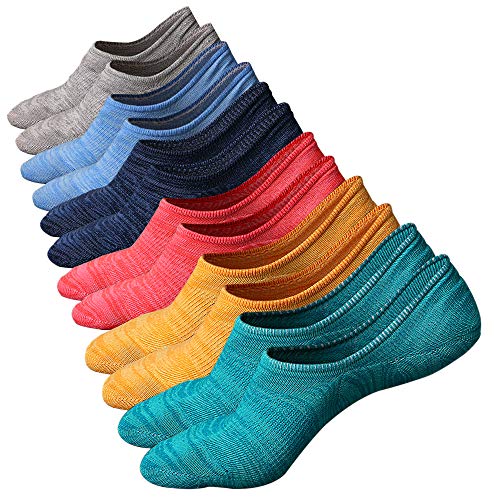 Ueither Calcetines de hombre antideslizantes de algodón de corte bajo (Tamaño: 38-44, Color 3 (6 pares)) Ueither Calcetines de hombre antideslizantes de algodón de corte bajo (Tamaño: 38-44, Color 3 (6 pares))