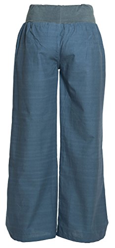 ufash Pantalones de Yoga de algodón, Ropa Deportiva para Hombres, con Cinturilla elástica, S/M, Petrol