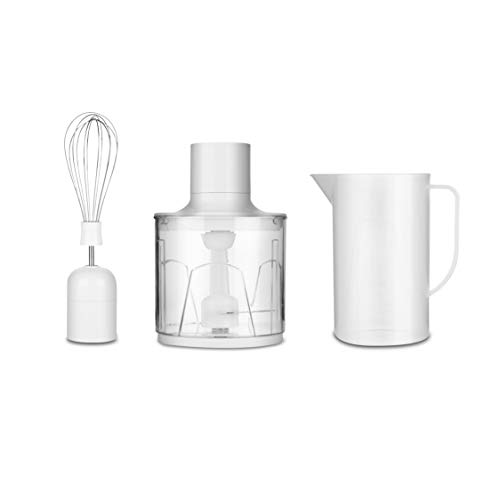 Ufesa BP4552 - Batidora de varilla, 600W, Función Turbo, Pie desmontable, 2 cuchillas de alta eficacia, Ergonómica, Vaso medidor, Accesorio picador, Batidor emulsionador, Libre BPA