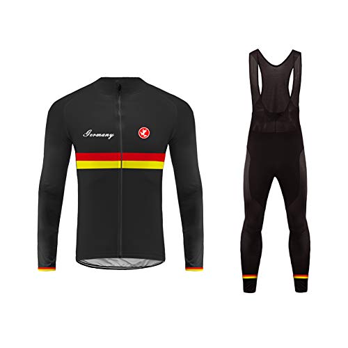 Uglyfrog Ciclismo Maillot Hombres Jersey Culote Pantalones Largos Mangas Largas Ciclismo Ropa Maillot para Deportes al Aire Libre Ciclo Bicicleta Bandera Nacional Raya Designs Uglyfrog Ciclismo Maillot Hombres Jersey Culote Pantalones Largos Mangas Largas Ciclismo Ropa Maillot para Deportes al Aire Libre Ciclo Bicicleta Bandera Nacional Raya Designs