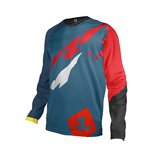 Uglyfrog Motocross/MTB/Downhill/Bike Shirt Camisa para Hombres - Element Colorear Ciclismo Maillots Múltiples Estilos Manga Larga Top