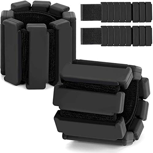 UIGJIOG Pesas de muñeca Peso Ajustable Pulsera Pulsera Pesos de Tobillo Conjunto de Tobillo Peso de Pulsera Pulsera Pulsera Rodamiento de Peso Fitness Pulsera 2 PCS,Negro UIGJIOG Pesas de muñeca Peso Ajustable Pulsera Pulsera Pesos de Tobillo Conjunto de Tobillo Peso de Pulsera Pulsera Pulsera Rodamiento de Peso Fitness Pulsera 2 PCS,Negro