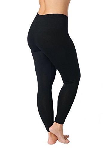 Ulla Popken 66531510, Polainas para Mujer, Negro (Schwarz 10), 60 Ulla Popken 66531510, Polainas para Mujer, Negro (Schwarz 10), 60