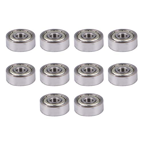 ULTECHNOVO 10 Piezas de Rodamiento Rígido de Bolas Doble Sellado en Miniatura de Rodamiento Rígido de Bolas para Patinetas Patines en Línea Scooters Motor Caja de Cambios Máquina ULTECHNOVO 10 Piezas de Rodamiento Rígido de Bolas Doble Sellado en Miniatura de Rodamiento Rígido de Bolas para Patinetas Patines en Línea Scooters Motor Caja de Cambios Máquina