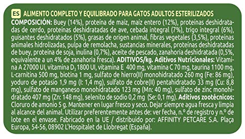 Ultima Pienso para Gatos Esterilizados Adulto con Buey - 3 kg Ultima Pienso para Gatos Esterilizados Adulto con Buey - 3 kg