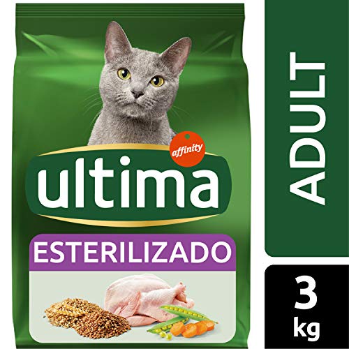 ultima Pienso para Gatos Esterilizados Adultos con Pollo - 3 kg