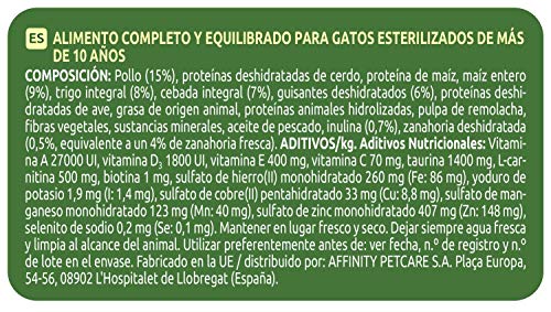 Ultima Pienso para Gatos Esterilizados Senior + de 10 Años con Pollo - 3 kg Ultima Pienso para Gatos Esterilizados Senior + de 10 Años con Pollo - 3 kg