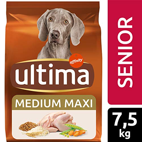 Ultima Pienso para Perros Medium-Maxi Senior de +7 Años con Pollo - 7500 gr