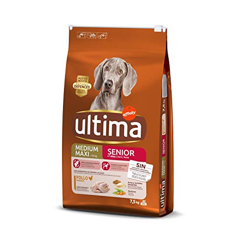 Ultima Pienso para Perros Medium-Maxi Senior de +7 Años con Pollo - 7500 gr Ultima Pienso para Perros Medium-Maxi Senior de +7 Años con Pollo - 7500 gr