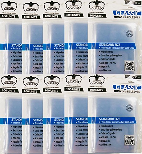 Ultimate Guard - 1000 fundas protectoras para tarjetas (66 x 93 mm) Ultimate Guard - 1000 fundas protectoras para tarjetas (66 x 93 mm)