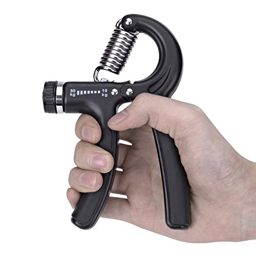 Ultimate Hand Grip Strengthener & Grip Exerciser, antebrazo perfecto, manos, muñeca y entrenador de dedos, apretador de mano duradero para adolescentes, adultos y adultos mayores