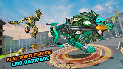 Ultimate Lion Robot Transformación de bicicletas Robot Disparo Ultimate Lion Robot Transformación de bicicletas Robot Disparo