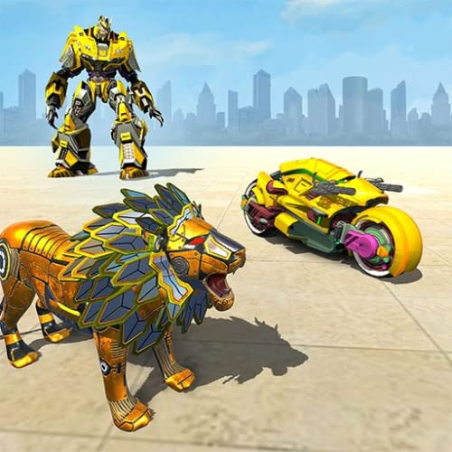 Ultimate Lion Robot Transformación de bicicletas Robot Disparo Ultimate Lion Robot Transformación de bicicletas Robot Disparo