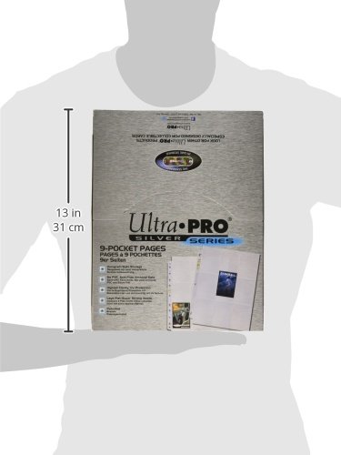 Ultra Pro-E-81442-E Hojas para Album de cartas, Color transparente, 1-pack (UPR81442)