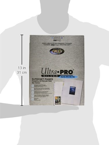 Ultra Pro-E-81442-E Hojas para Album de cartas, Color transparente, 1-pack (UPR81442) Ultra Pro-E-81442-E Hojas para Album de cartas, Color transparente, 1-pack (UPR81442)