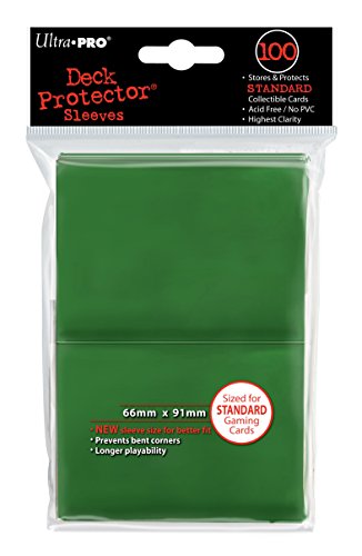 Ultra Pro- Fundas para Cartas, Color Verde (82693)