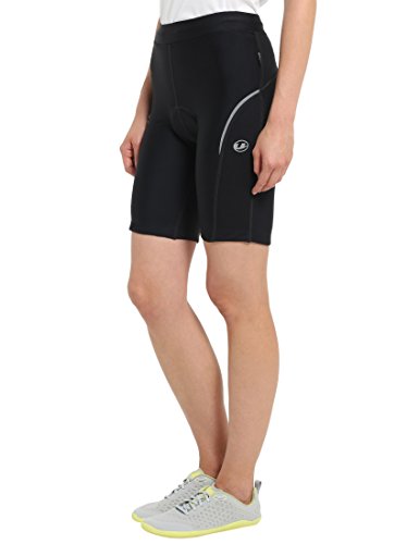 Ultrasport Bike Culote de Ciclismo, Mujer, Negro, S