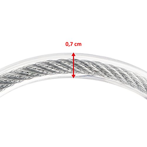 Ultrasport Candado en espiral para bicicleta con 2 llaves, candado de cable en espiral, 150 cm de largo, ideal para proteger accesorios como el casco, el sillín y más, para todo tipo de bicicletas Ultrasport Candado en espiral para bicicleta con 2 llaves, candado de cable en espiral, 150 cm de largo, ideal para proteger accesorios como el casco, el sillín y más, para todo tipo de bicicletas