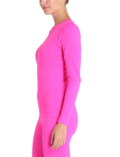 Ultrasport Comfy - Set de Ropa Interior Funcional para Mujer, Color Rosado, Talla XL