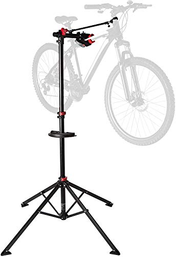 Ultrasport Fahrradmontageständer Expert Caballete Bicicleta como Las de montaña, eléctricas, Estable, hasta 30 kg, Funciones prácticas para la reparación, Unisex Adulto, Rojo, Talla única