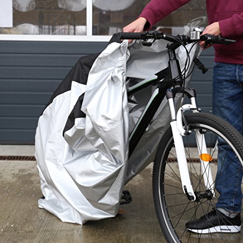 Ultrasport Funda para bicicleta para todos los modelos de bicicleta, funda protectora hidrófuga y resistente a la intemperie, adecuada para 1 bicicleta