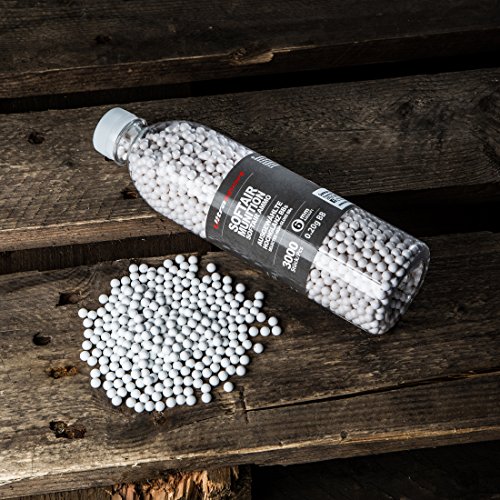 Ultrasport Munición Softair unisex para adultos BBs 6mm (0.20/0.25 g), óptimas características de vuelo, adecuada para cargadores medianos y bajos, alcance óptimizado, capacidad de 3000 balas Ultrasport Munición Softair unisex para adultos BBs 6mm (0.20/0.25 g), óptimas características de vuelo, adecuada para cargadores medianos y bajos, alcance óptimizado, capacidad de 3000 balas