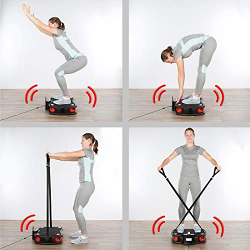 Ultrasport Plataforma vibratoria VP 400-3D, carga máxima 100 kg Ultrasport Plataforma vibratoria VP 400-3D, carga máxima 100 kg
