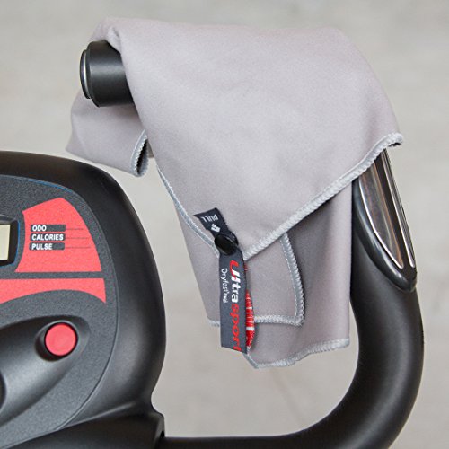 Ultrasport Toalla deportiva de microfibra, utilizable como toalla para fitness y toalla de viaje, agradablemente compacta con unas medidas de 30x60 cm aprox.set de 2 unidades, con bolsa de transporte Ultrasport Toalla deportiva de microfibra, utilizable como toalla para fitness y toalla de viaje, agradablemente compacta con unas medidas de 30x60 cm aprox.set de 2 unidades, con bolsa de transporte