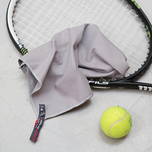 Ultrasport Toalla deportiva de microfibra, utilizable como toalla para fitness y toalla de viaje, agradablemente compacta con unas medidas de 30x60 cm aprox.set de 2 unidades, con bolsa de transporte Ultrasport Toalla deportiva de microfibra, utilizable como toalla para fitness y toalla de viaje, agradablemente compacta con unas medidas de 30x60 cm aprox.set de 2 unidades, con bolsa de transporte