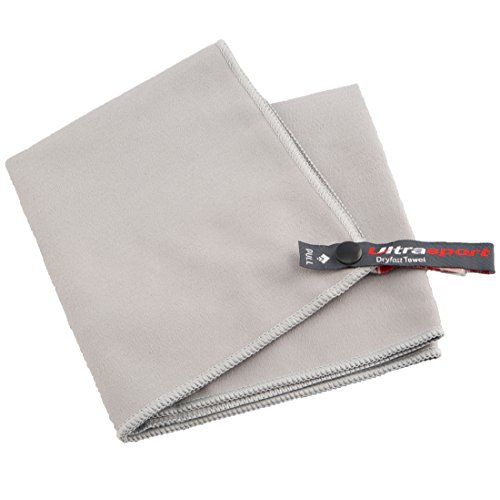 Ultrasport Toalla deportiva de microfibra, utilizable como toalla para fitness y toalla de viaje, agradablemente compacta con unas medidas de 30x60 cm aprox.set de 2 unidades, con bolsa de transporte Ultrasport Toalla deportiva de microfibra, utilizable como toalla para fitness y toalla de viaje, agradablemente compacta con unas medidas de 30x60 cm aprox.set de 2 unidades, con bolsa de transporte