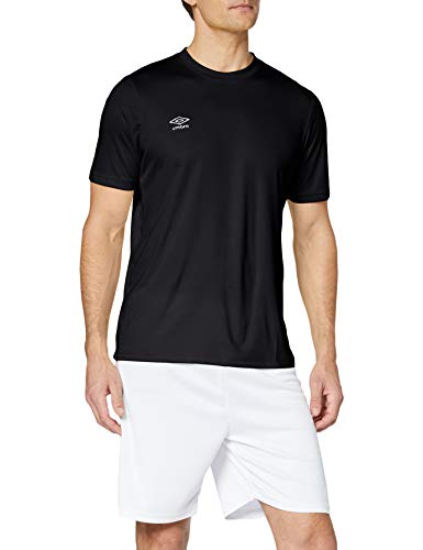 UMBRO Oblivion Camiseta de fútbol, Hombre, Negro, M