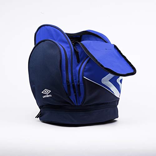 Umbro Pro Training Mochila Tipo Casual, 45 cm, 35 litros, Royal/Dark Navy/White