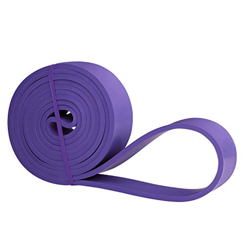 UMI. by Amazon -Banda Elástica de Resistencia Cuerda de Fuerza para Fitness, Crossfit, Pilates, Estiramientos,Dominadas (3 - Medium (Morado))